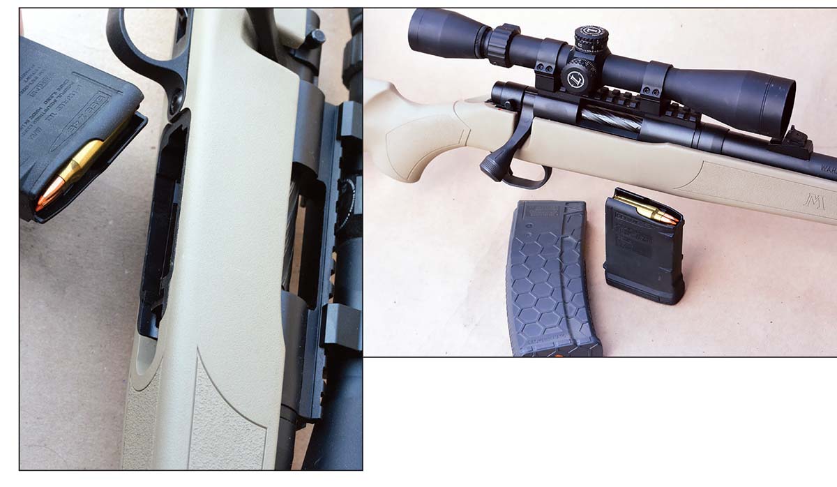 The Mossberg MVP is a popular bolt-action that readily accepts AR-15 pattern magazines.